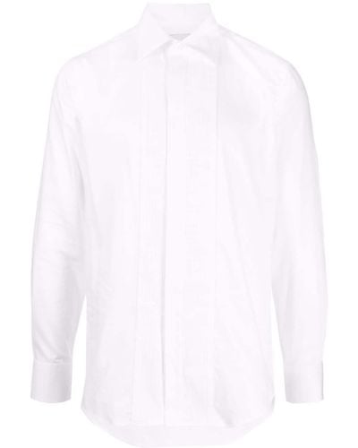 Paul Smith Button-Down Cotton Shirt - White