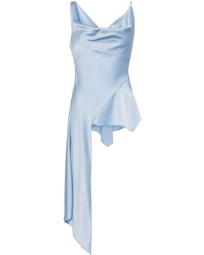 Jonathan Simkhai Haut drapé Ronnie à design asymétrique - Bleu