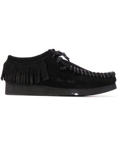 Palm Angels Fringed Lace-up Shoes - Black