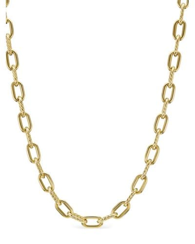 David Yurman 18kt Yellow Gold Dy Madison Cable-link Chain Necklace - Metallic