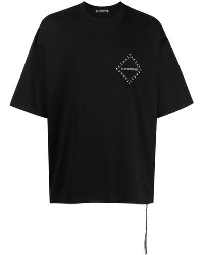 MASTERMIND WORLD T-Shirt mit Logo-Print - Schwarz