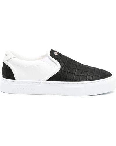 HIDE & JACK Fuji Croco Sneakers - Black