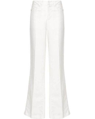 Zadig & Voltaire Pistol Tailleur Straight-leg Trousers - White