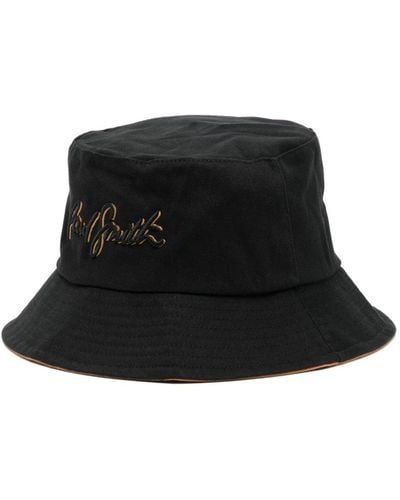 Paul Smith Shadow Logo Cotton Bucket Hat - ブラック