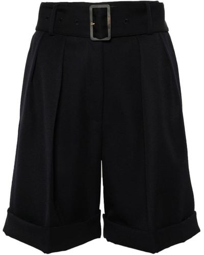 Golden Goose Pantalones cortos con cinturón - Negro