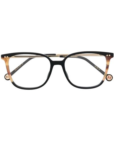 Carolina Herrera Brille in Schildpattoptik - Schwarz