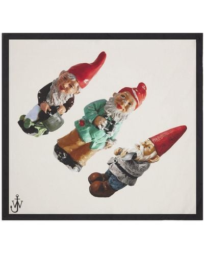 JW Anderson Gnome シルクスカーフ - マルチカラー