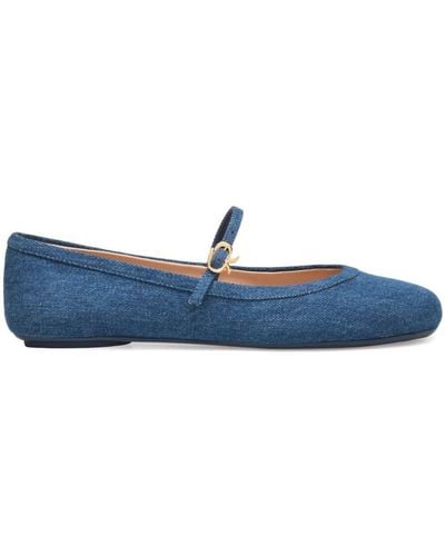 Gianvito Rossi Ballerines Carla - Bleu