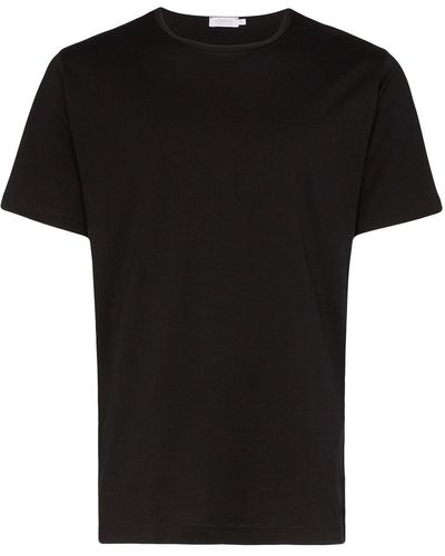 Sunspel Superfine Tシャツ - ブラック