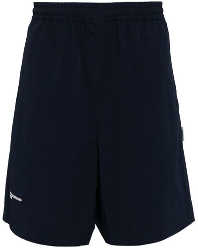 Izzue Pantalones cortos de chándal con logo de x Neighborhood - Azul
