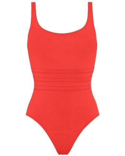 Eres Asia Scoop-neck Swimsuit - Red