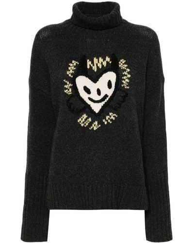 Zadig & Voltaire Alma We Heart Sweater - Black