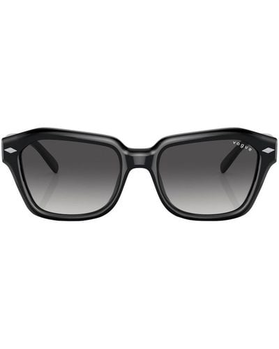 Vogue Eyewear Square-frame Angular Sunglasses - Black