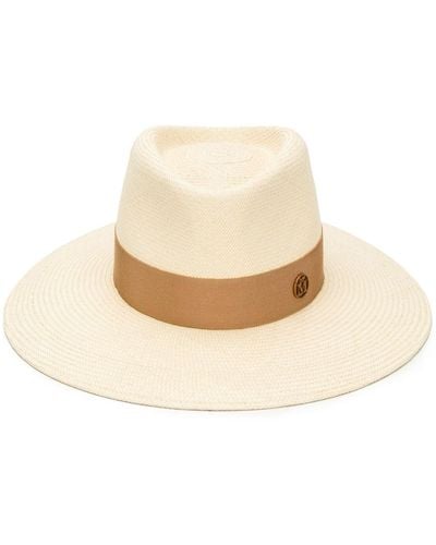 Maison Michel Panama Straw Hat - Natural