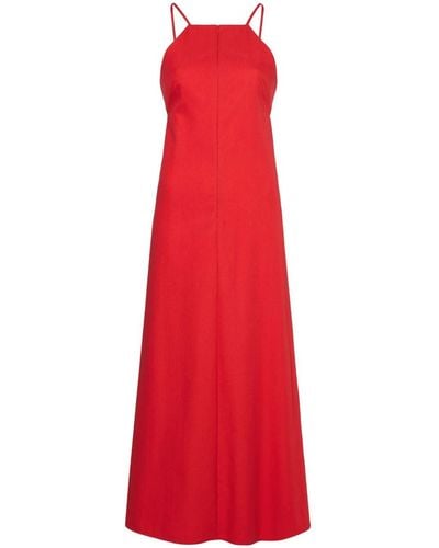 Proenza Schouler Cut-out Detailing Sleeveless Dress - Red