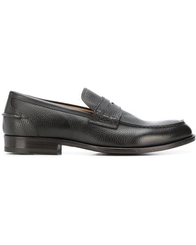 SCAROSSO Maurizio Penny-slot Loafers - Brown