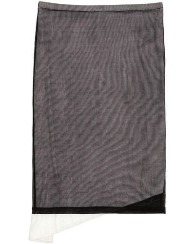 MM6 by Maison Martin Margiela Midi Skirts - Grey