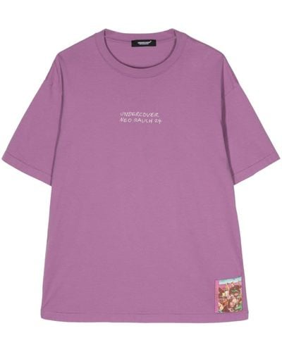 Undercover Neo Rauch-print Cotton T-shirt - Purple
