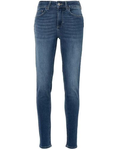 Liu Jo Skinny-Jeans mit Strass - Blau