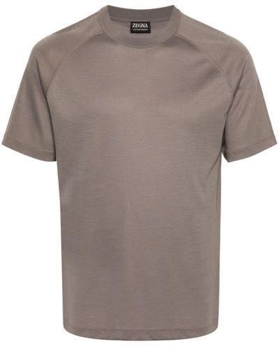 Zegna Performance-T-Shirt - Grau