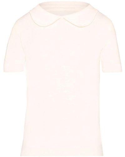 Maison Margiela Wool-cashmere Blend Top - Pink