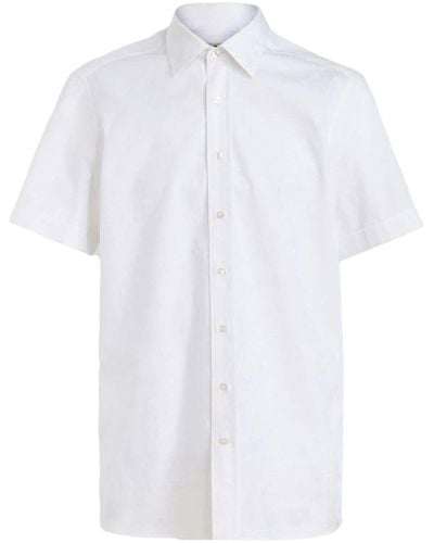 Etro Hemd aus Popeline - Weiß