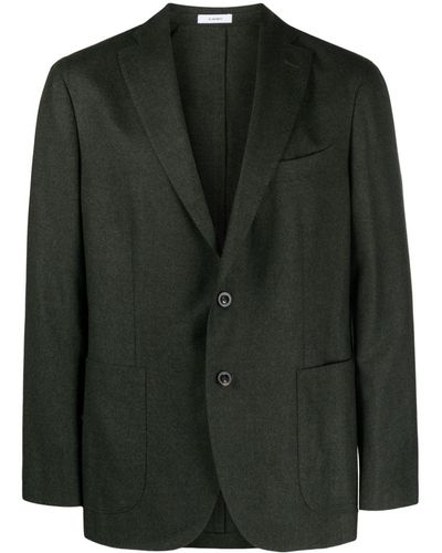 Boglioli Jacket With Logo - Black