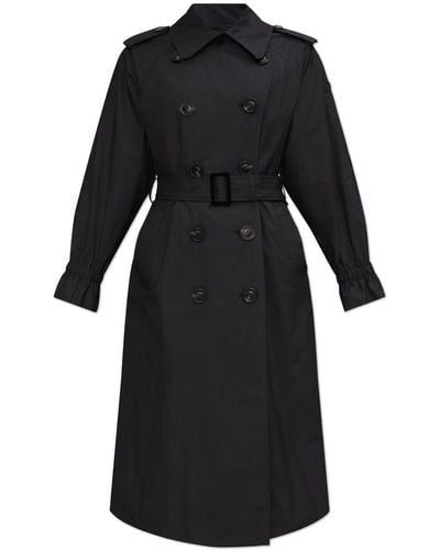 Save The Duck Ember Belted Trench Coat - Black