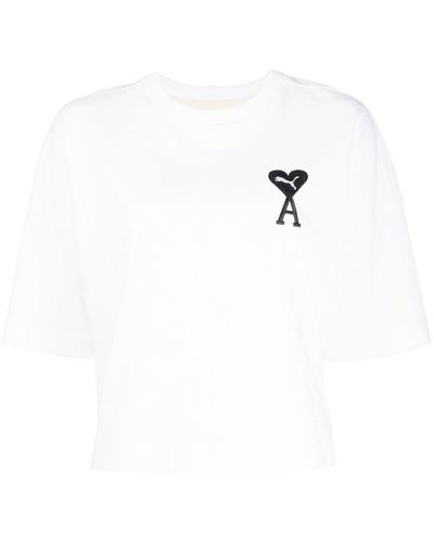 PUMA X Ami Paris ロゴ Tシャツ - ホワイト