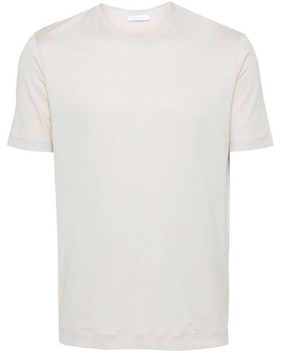 Cruciani T-shirt en jersey à col rond - Blanc