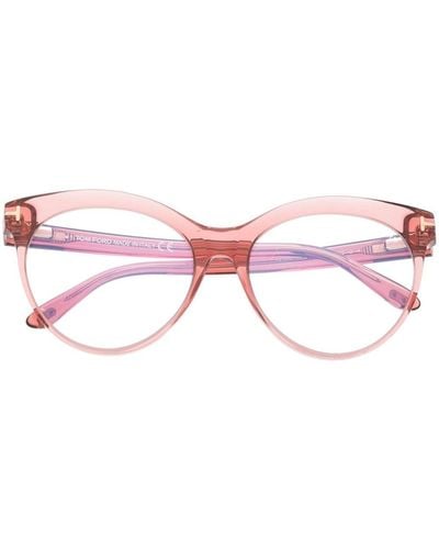 Tom Ford キャットアイ眼鏡フレーム - ピンク