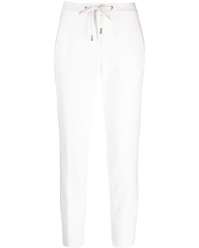 Peserico Drawstring-waist Track Trousers - White