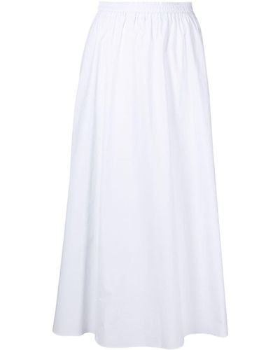 Matteau Cotton Maxi Skirt - White