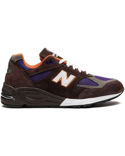 New Balance Made In Usa 990v2 "brown/orange/purple" Sneakers