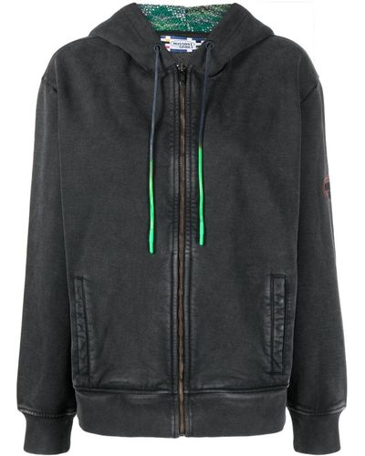 Missoni Logo-embroidered Hooded Jacket - Black
