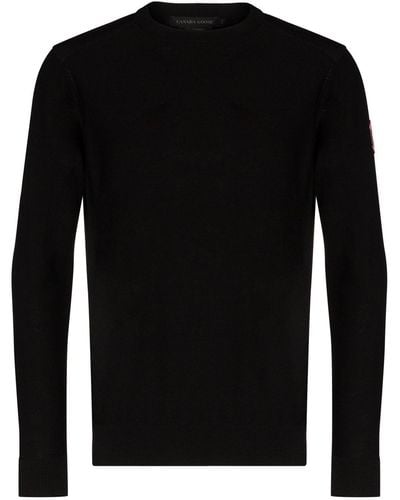 Canada Goose Merino Wool Paterson Sweater - Black
