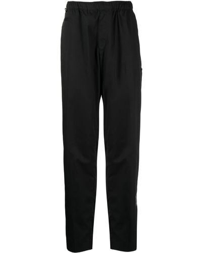 Undercover Logo-patch Elasticated-waistband Pants - Black