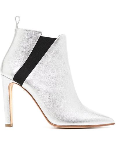 Rupert Sanderson Onyx 95mm Ankle Boots - White