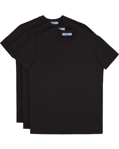 Prada Set de dos camisetas - Negro