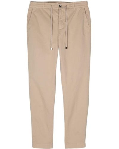 Peserico Elasticated-waistband Trousers - Natural