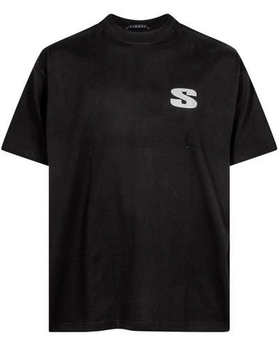 Stampd Chrome Flame T-Shirt - Schwarz