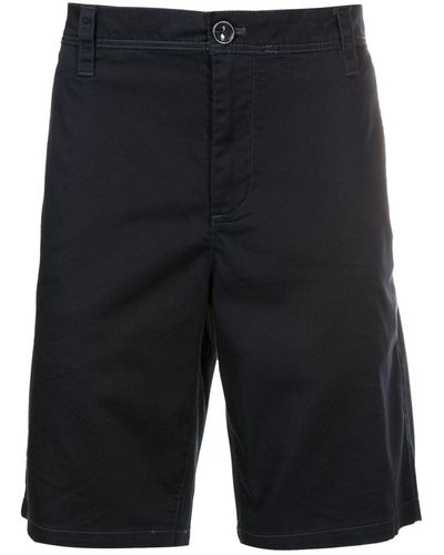 Armani Exchange Shorts mit Logo-Schild - Blau