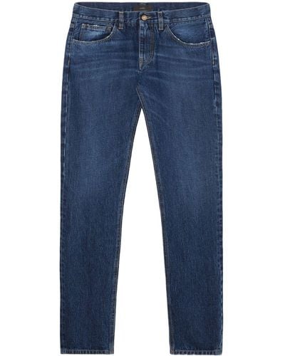 Alanui Deep Ocean Straight-leg Jeans - Blue