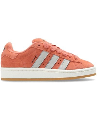 adidas Lace-up Suede Trainers - Pink