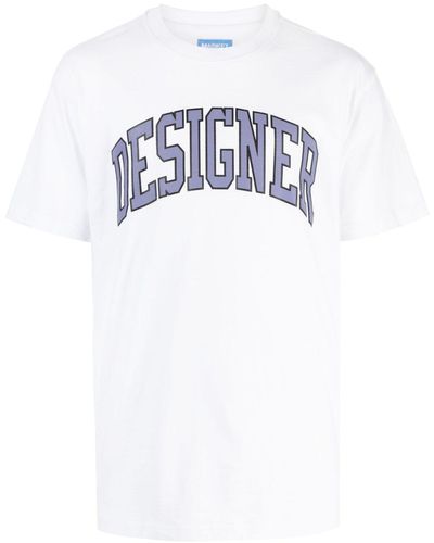 Market スローガン Tシャツ - ホワイト