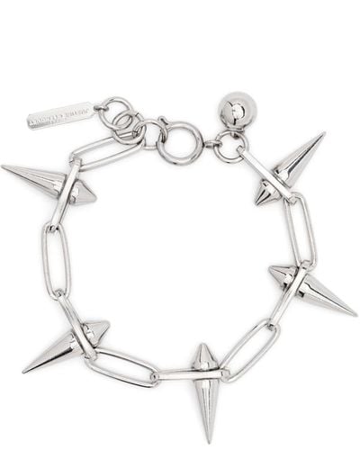 Justine Clenquet James Spiked-chain Bracelet - White