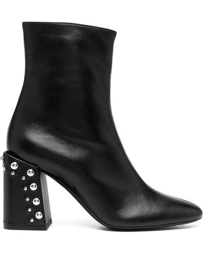 Furla Studded-heel 75mm Ankle Boots - Black