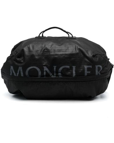 Moncler ジップ バックパック - ブラック