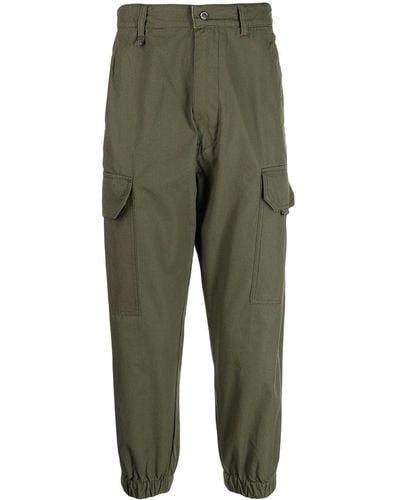 Izzue Army Cargo Tapered Trousers - Green