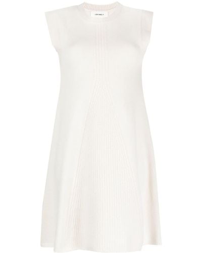 Lisa Yang Naomi Knitted Cashmere Minidress - White